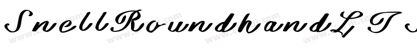 SnellRoundhandLTStd 字体转换